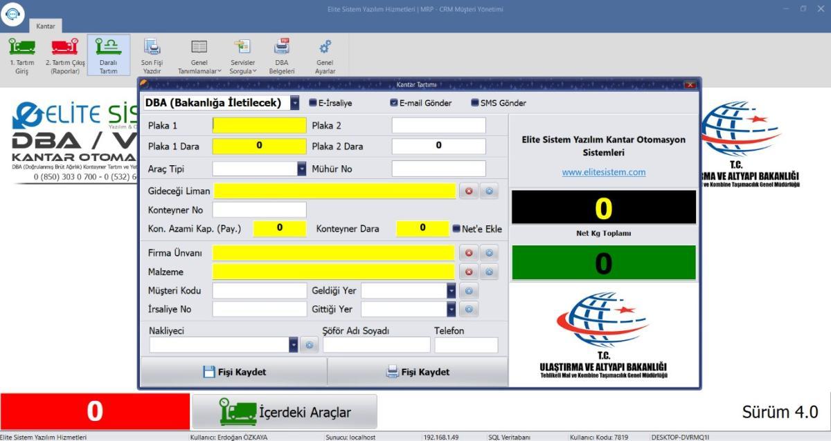 DBA Kantar Programı DBA Kantar Programı