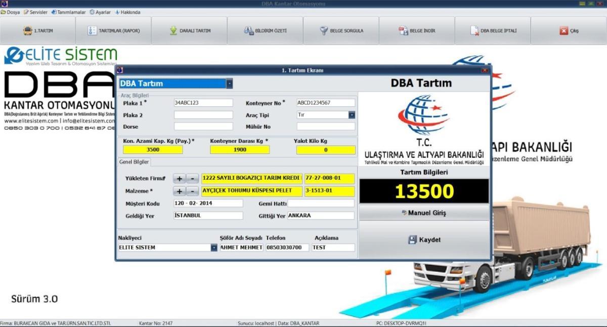 DBA Kantar Programı DBA Kantar Programı
