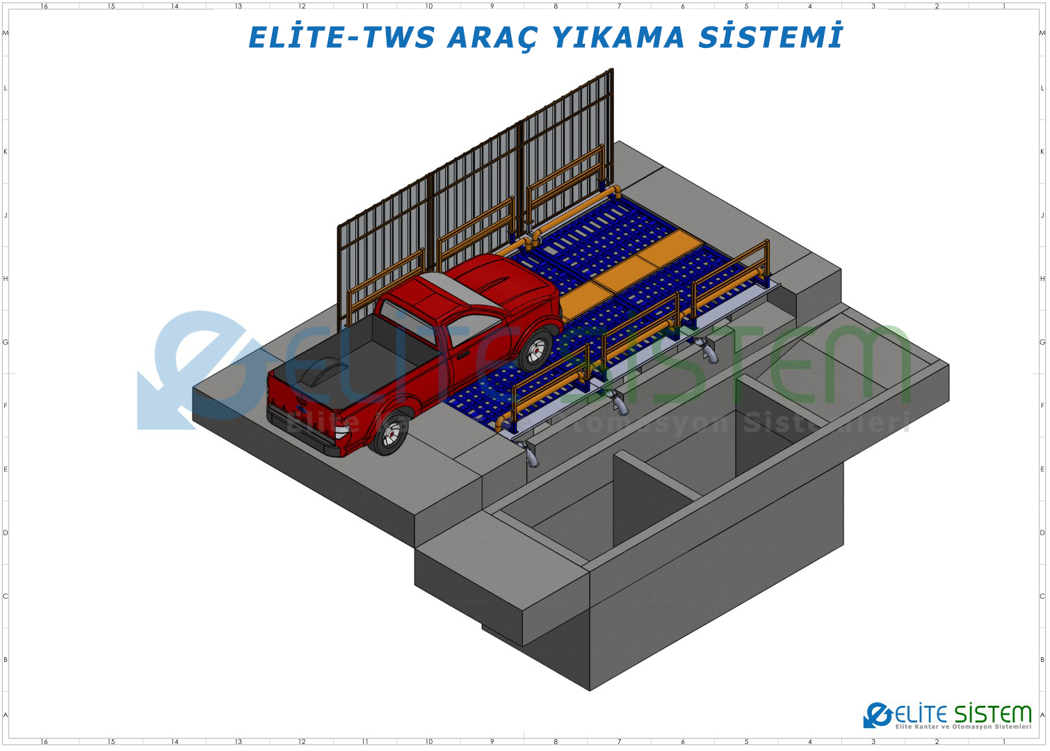 Teker ve Şasi Yıkama Sistemi