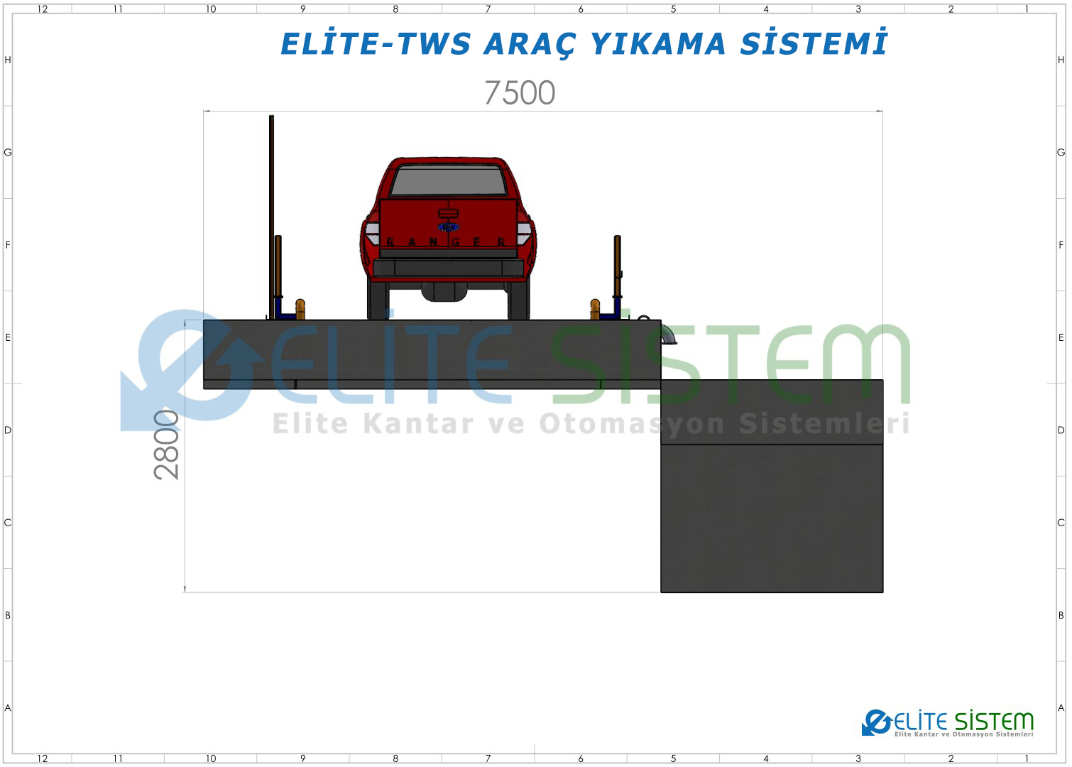 Teker ve Şasi Yıkama Sistemi